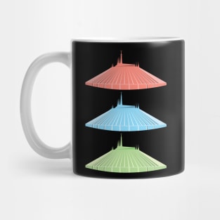 Tri-Color Space Mountain Mug